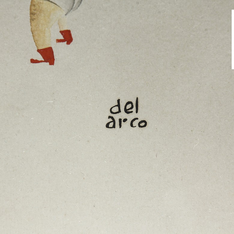 Manuel Del Arco (1909-1971) Pair of illustrations.
