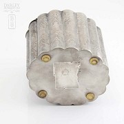 Sterling silver cigar case - 4