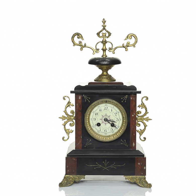 Desk clock, Napoleon III, 19th century