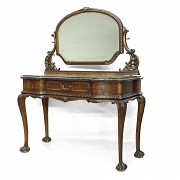 Mueble tocador con espejo, S.XIX - 1