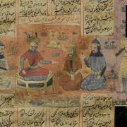 Páginas manuscritas iluminadas, Persia, S.XVII - XIX - 4