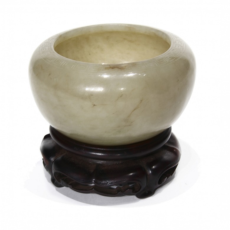 Jade vessel, Qing dynasty