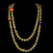 One hundred and ten bead 'Liúlí' necklace, Qing dynasty