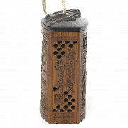 Caja de bambú reticulada, S.XX