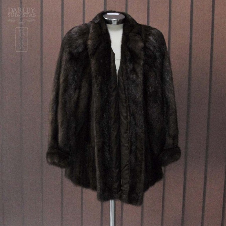 Dark mink coat - 7