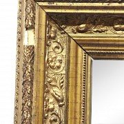 Espejo de madera dorada, s.XX - 1
