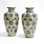 Nice couple of cloisonne vases