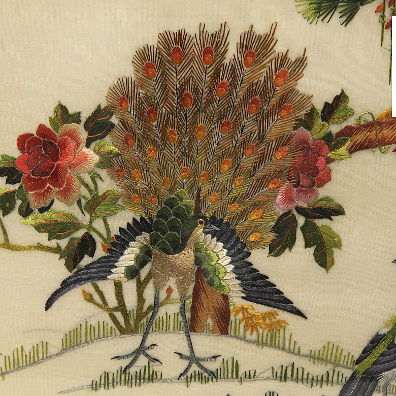 Embroidered panel 