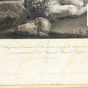 Según José de Ribera (1591 - 1652) y grabado por Philippe Criere 