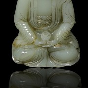 Buda de jade celadón, dinastía Ming