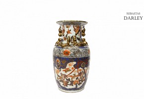 Jarrón de porcelana china, s.XX