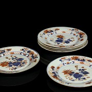 Six Indian Company plates, Qing dynasty - 5