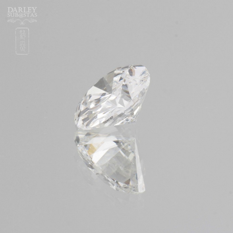 Diamante natural, talla brillante,  de peso  1.00 cts, - 1