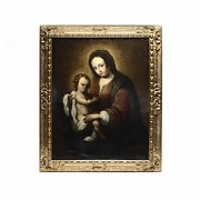 Escuela andaluza, s.XIX “Virgen con niño”