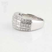 Fantástico anillo oro 18k y diamantes - 4