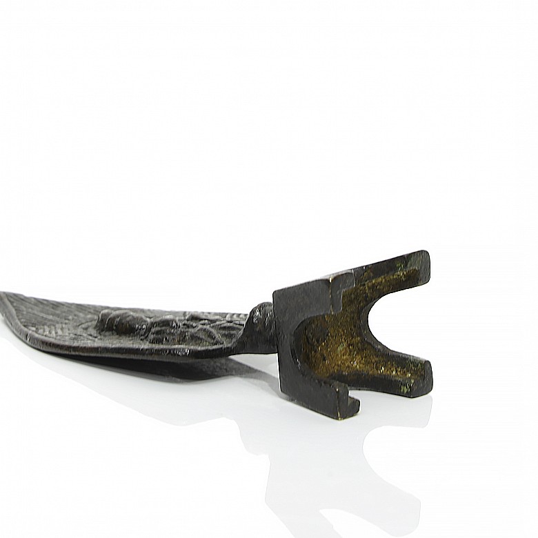 Guanyin de bronce, China, S.XIX - 6