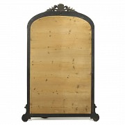Consola isabelina con espejo en madera ebonizada, S.XIX - 3