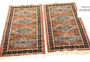 Pair of oriental wool rugs