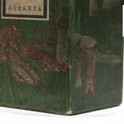 Lot of two boxes with tea, late 19th century