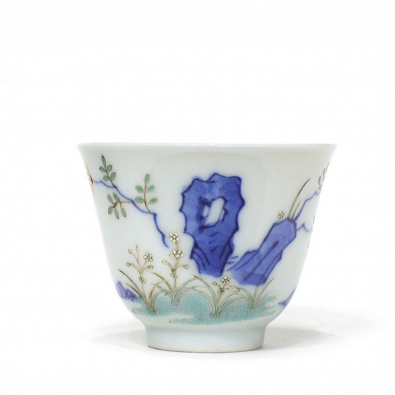 Small enamelled porcelain bowl, Guangxu (1875 - 1908)