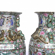 Pair of porcelain vases, China, 20th century
