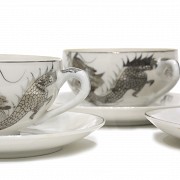 Chinese porcelain tea set, 20th century - 1