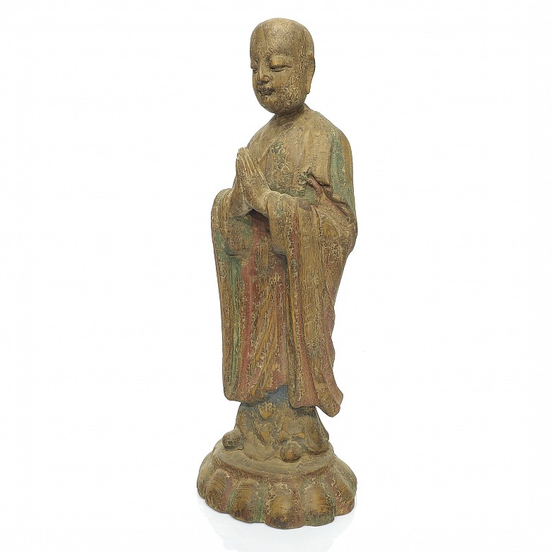 Buda de madera tallada, S.XX - 5