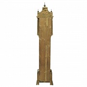 Reloj de caja alta inglés, decoración chinoiserie, S.XVIII