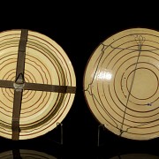 Two plates, Manises lustreware, 20th century - 4
