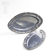 Pair of Silver Trays - 11
