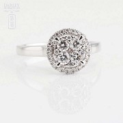 Precioso anillo oro 18k y diamantes - 5
