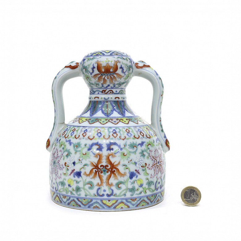Glazed ceramic vase, 20th century