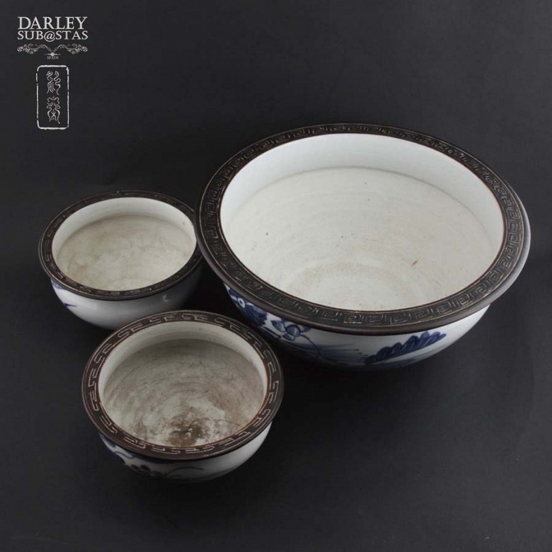 Tres bols de cerámica china - 2