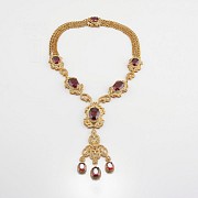 Faller dressing Ruby red and gold - 4