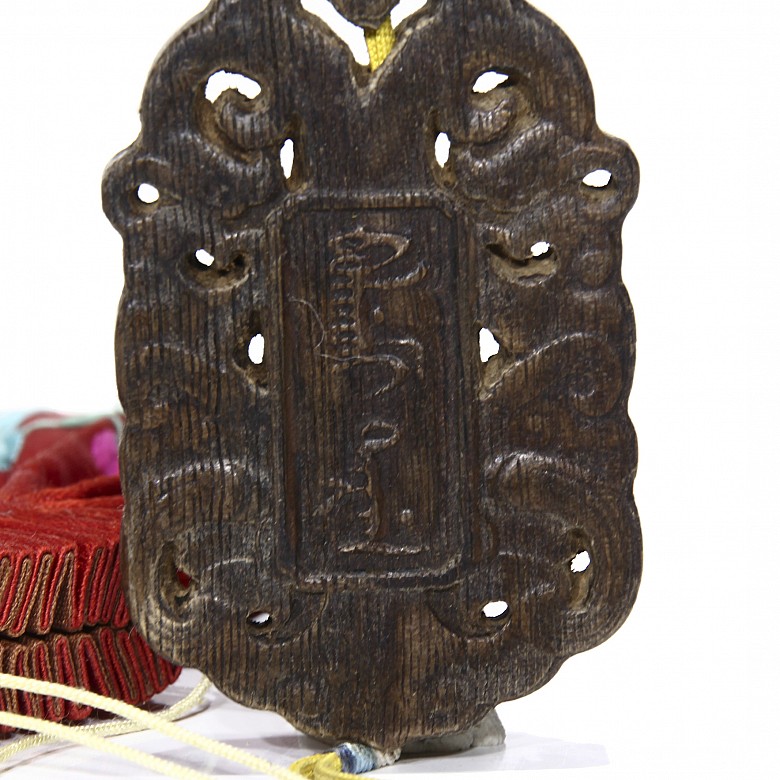 Lote de objetos para indumentaria, dinastía Qing.