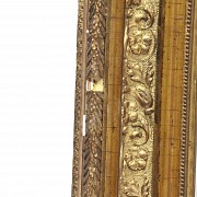 Espejo de madera dorada, s.XX - 2
