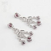 Faller dressing and rhodium plated amethyst - 7