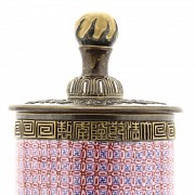 Porcelain box for imperial decrees, 20th century