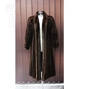 Precioso abrigo de visón marrón oscuro - 6