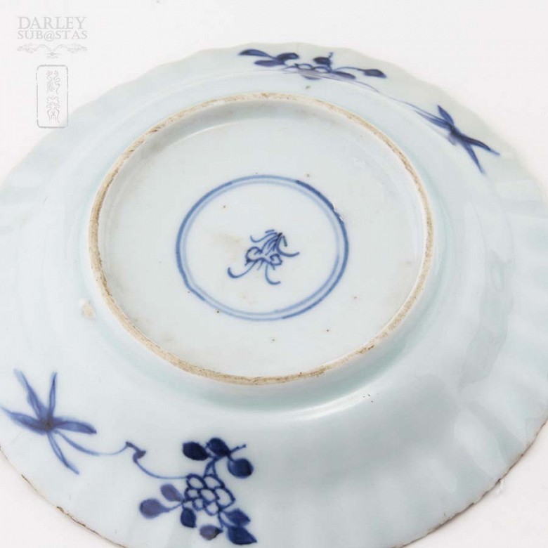 Couple XVII century Chinese plates, kangxi. - 4