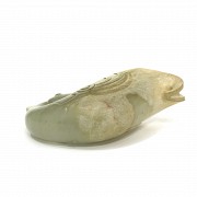 Carved jade cup, Qing dynasty. - 9