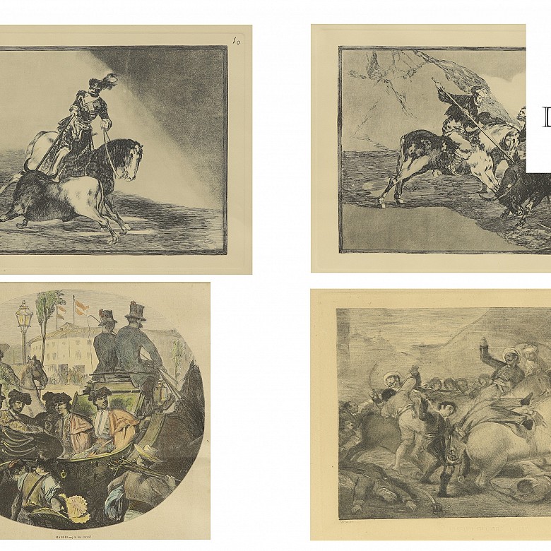 Set of Goyesque prints, 20th Century