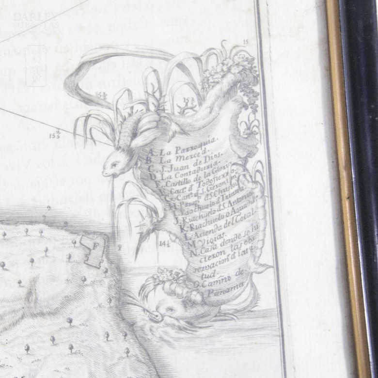 Print, map of Portove - 5