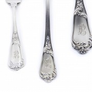 Cutlery in 925 sterling silver, 