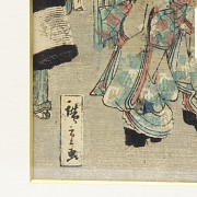 Japanese woodcut, ukiyo-e, 
