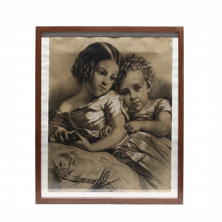Henri Le Riche (1868-1944) “Dos niñas”