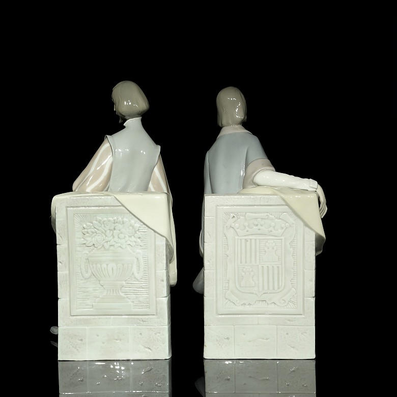 Pair of Lladró figures.