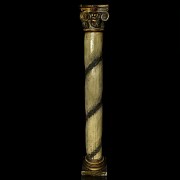 Columna jónica de madera, S.XX