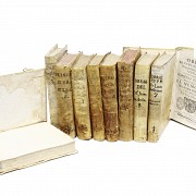 Lot of ten books, 18th century - 1