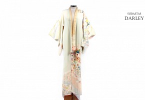Kimono for women, Japanese, silk, med. 20th century